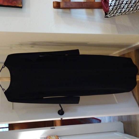 Sympli Black High-lo hem dress Long Sleeve - Picture 4 of 4